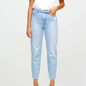 Good American the mom jean